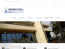 Tablet Screenshot of meccanica2elle.com